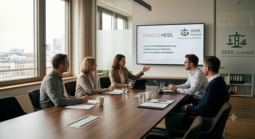 Besprechung in der Kanzlei